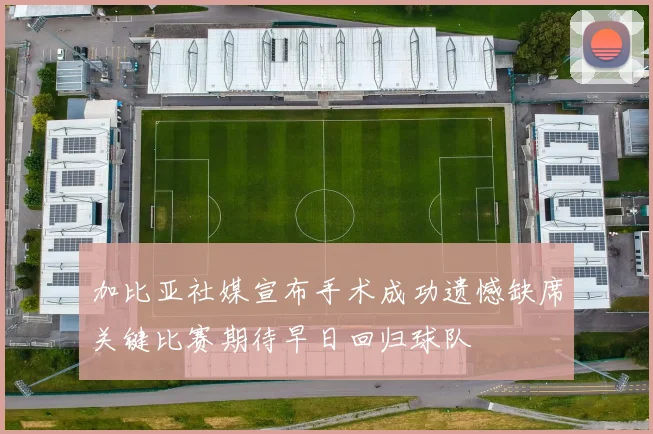 加比亚社媒宣布手术成功遗憾缺席关键比赛期待早日回归球队